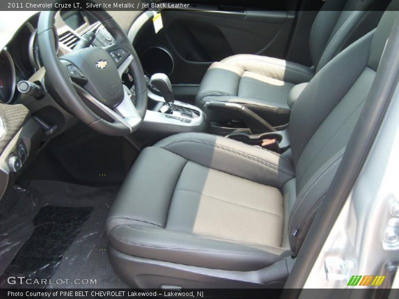 Silver Ice Metallic / Jet Black Leather 2011 Chevrolet Cruze LT