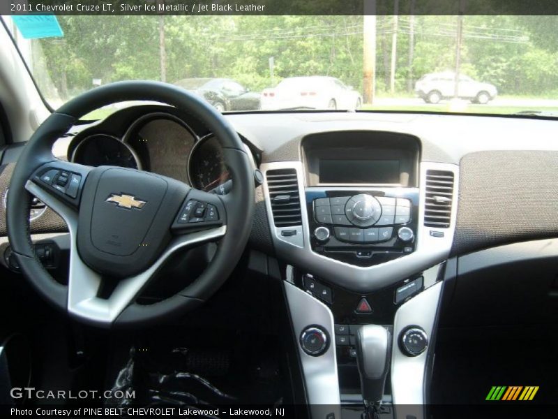 Silver Ice Metallic / Jet Black Leather 2011 Chevrolet Cruze LT