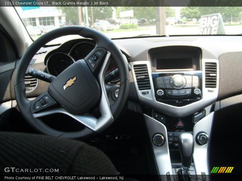 Black Granite Metallic / Jet Black 2011 Chevrolet Cruze LT