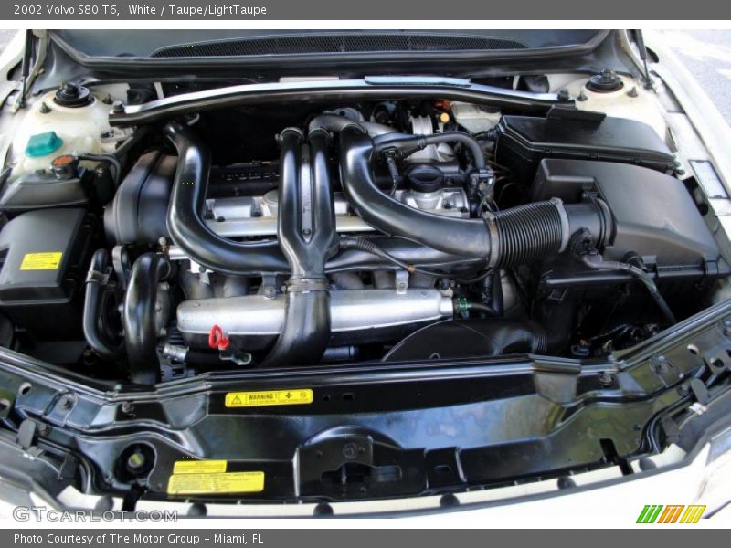  2002 S80 T6 Engine - 2.9 Liter Twin Turbocharged DOHC 24 Valve Inline 6 Cylinder