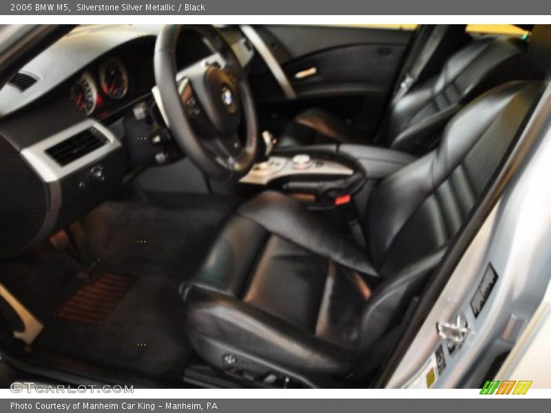 Silverstone Silver Metallic / Black 2006 BMW M5