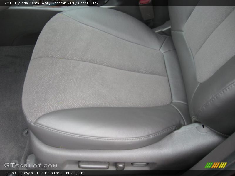 Sonoran Red / Cocoa Black 2011 Hyundai Santa Fe SE