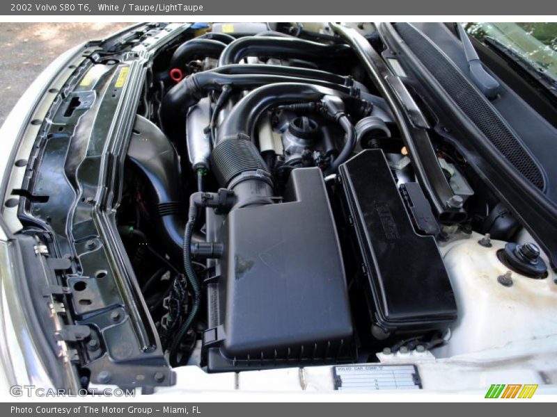 White / Taupe/LightTaupe 2002 Volvo S80 T6