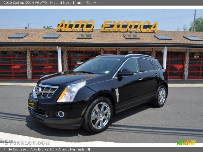 Imperial Blue / Titanium/Ebony 2010 Cadillac SRX 4 V6 AWD