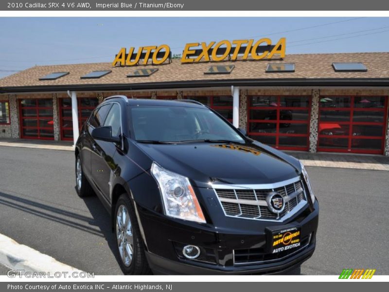 Imperial Blue / Titanium/Ebony 2010 Cadillac SRX 4 V6 AWD