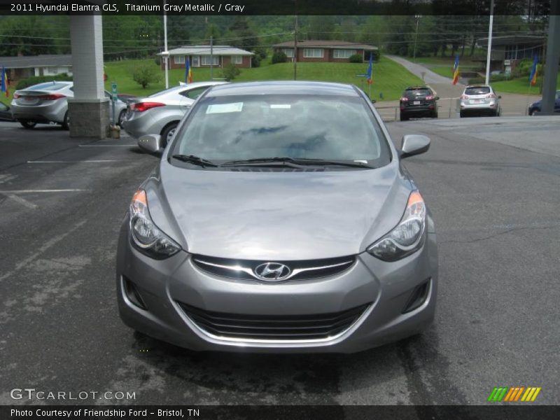 Titanium Gray Metallic / Gray 2011 Hyundai Elantra GLS