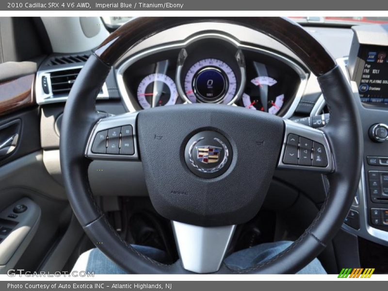 Imperial Blue / Titanium/Ebony 2010 Cadillac SRX 4 V6 AWD