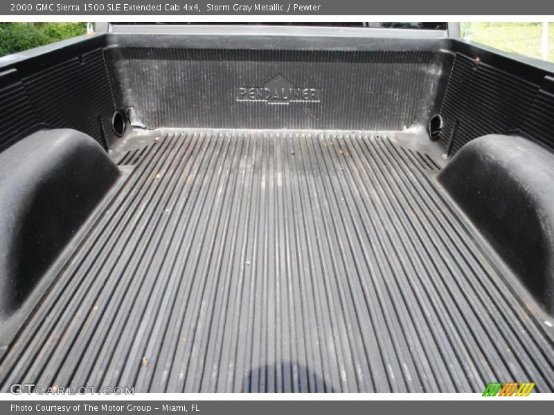 Storm Gray Metallic / Pewter 2000 GMC Sierra 1500 SLE Extended Cab 4x4