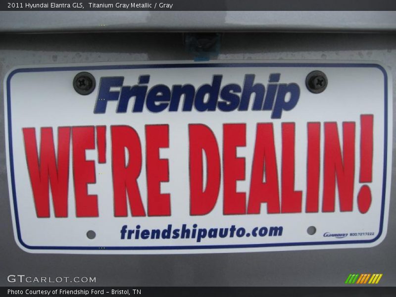 Titanium Gray Metallic / Gray 2011 Hyundai Elantra GLS