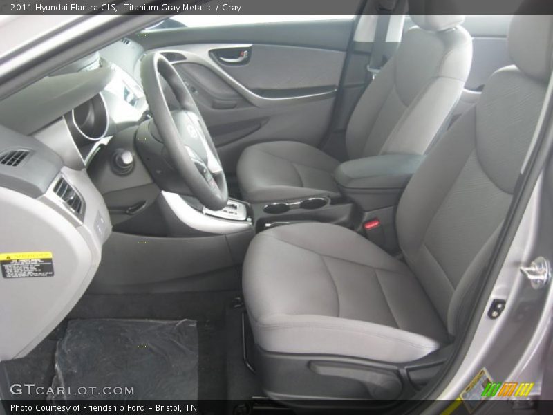  2011 Elantra GLS Gray Interior