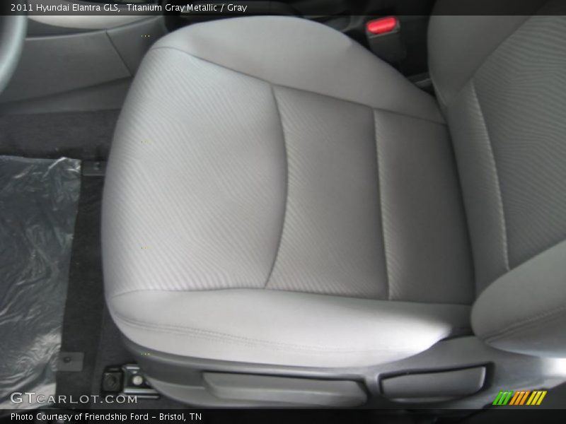 Titanium Gray Metallic / Gray 2011 Hyundai Elantra GLS