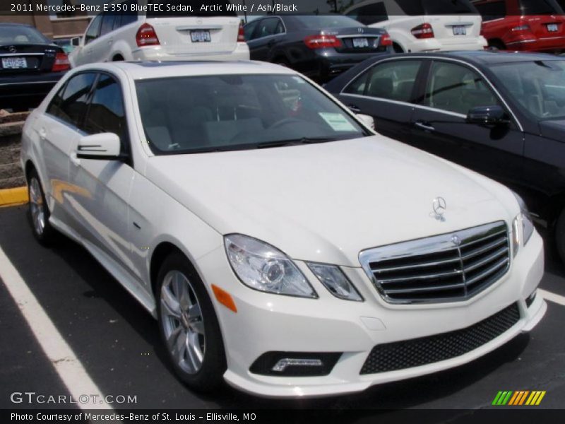 Arctic White / Ash/Black 2011 Mercedes-Benz E 350 BlueTEC Sedan