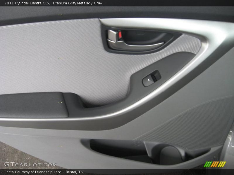 Titanium Gray Metallic / Gray 2011 Hyundai Elantra GLS