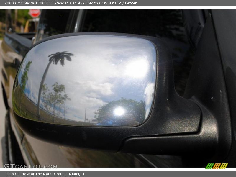 Storm Gray Metallic / Pewter 2000 GMC Sierra 1500 SLE Extended Cab 4x4