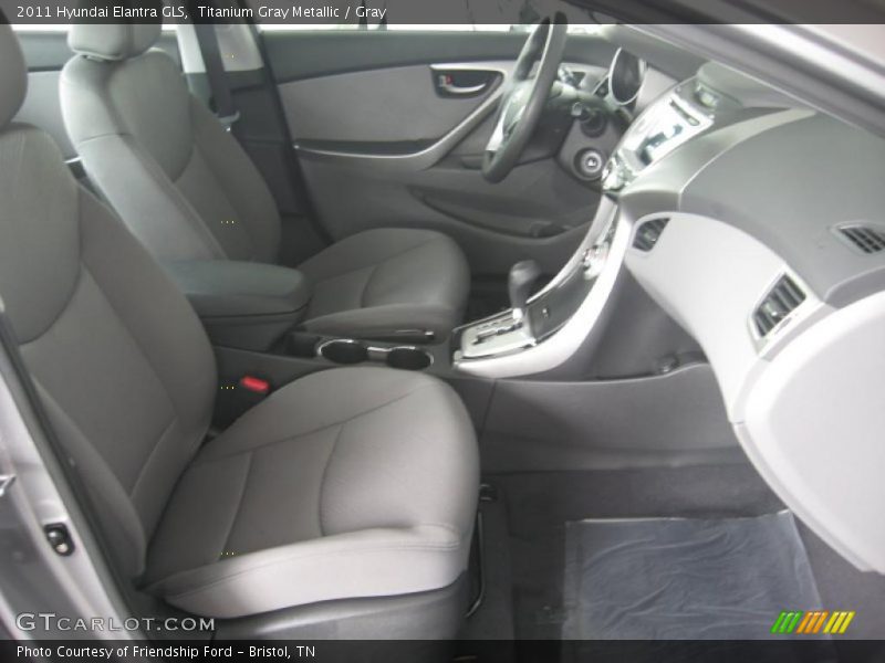 Titanium Gray Metallic / Gray 2011 Hyundai Elantra GLS