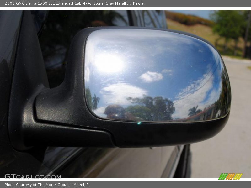 Storm Gray Metallic / Pewter 2000 GMC Sierra 1500 SLE Extended Cab 4x4