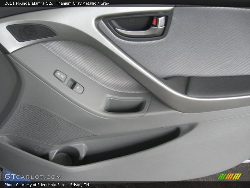 Titanium Gray Metallic / Gray 2011 Hyundai Elantra GLS