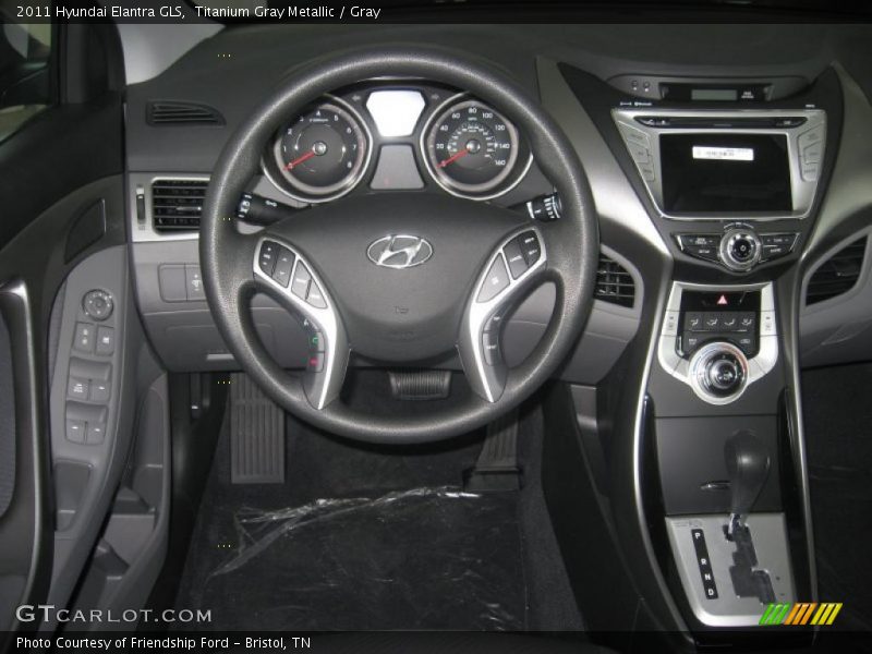 Titanium Gray Metallic / Gray 2011 Hyundai Elantra GLS