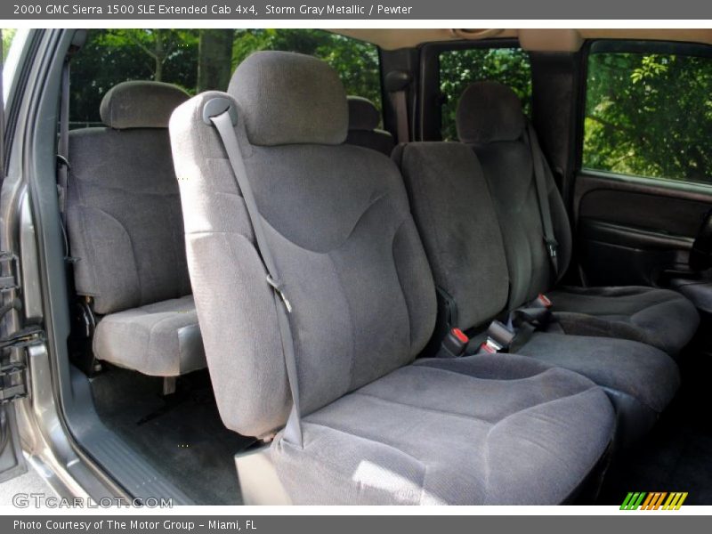 Storm Gray Metallic / Pewter 2000 GMC Sierra 1500 SLE Extended Cab 4x4