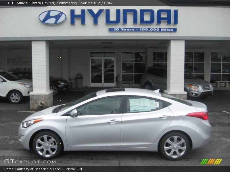  2011 Elantra Limited Shimmering Silver Metallic