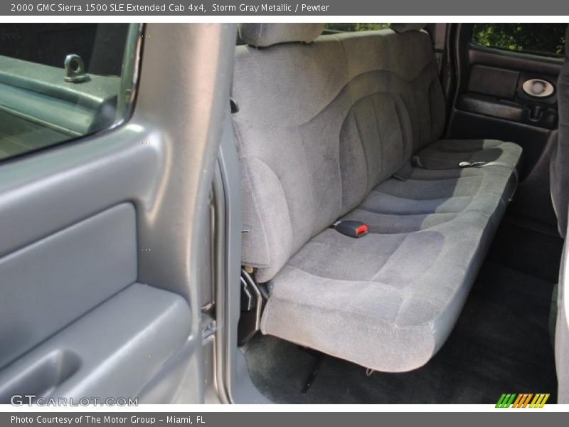 Storm Gray Metallic / Pewter 2000 GMC Sierra 1500 SLE Extended Cab 4x4