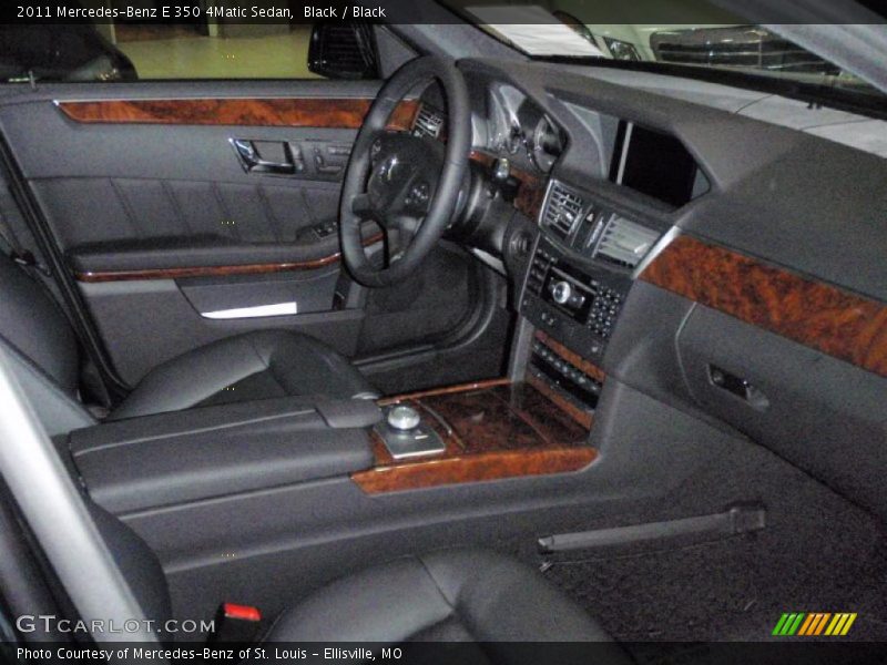 Black / Black 2011 Mercedes-Benz E 350 4Matic Sedan