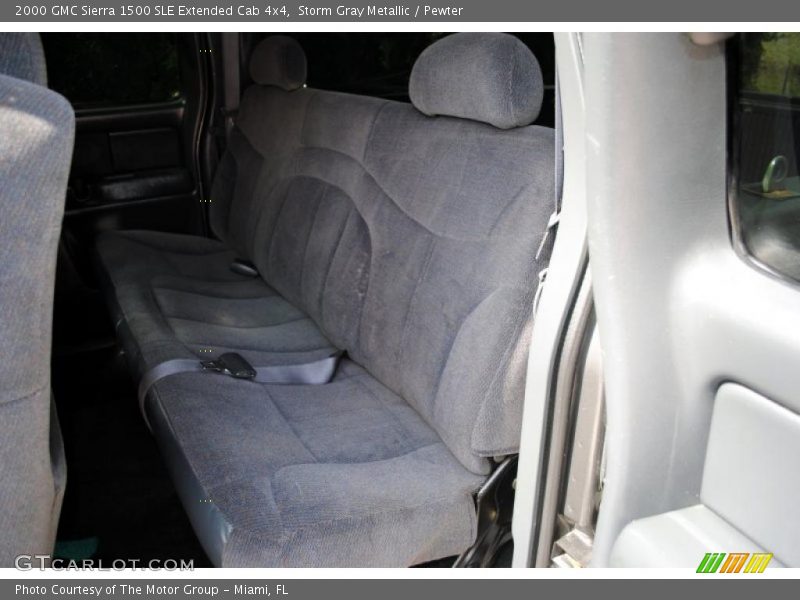 Storm Gray Metallic / Pewter 2000 GMC Sierra 1500 SLE Extended Cab 4x4