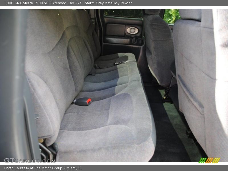 Storm Gray Metallic / Pewter 2000 GMC Sierra 1500 SLE Extended Cab 4x4