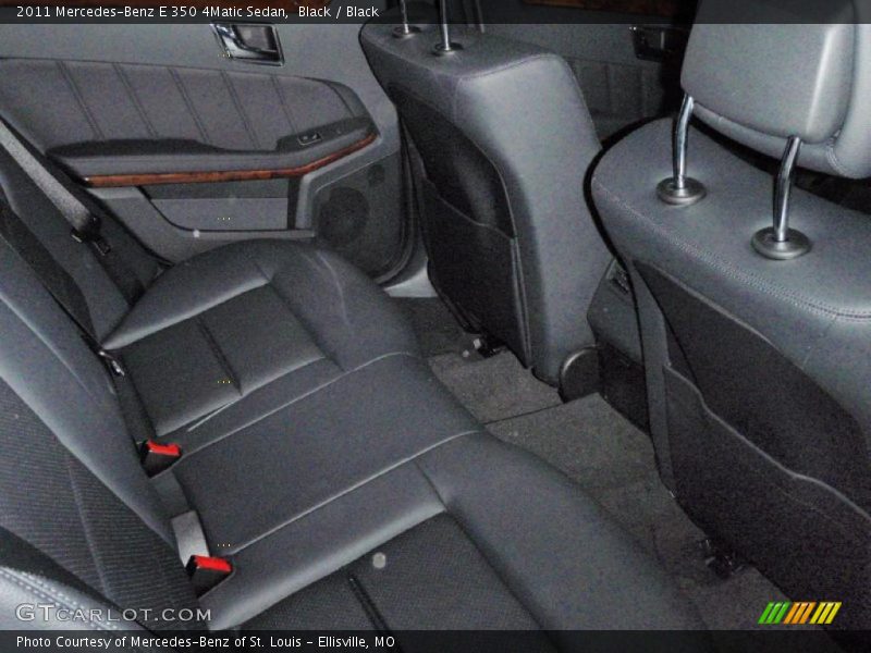 Black / Black 2011 Mercedes-Benz E 350 4Matic Sedan