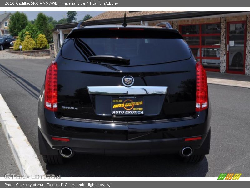 Imperial Blue / Titanium/Ebony 2010 Cadillac SRX 4 V6 AWD