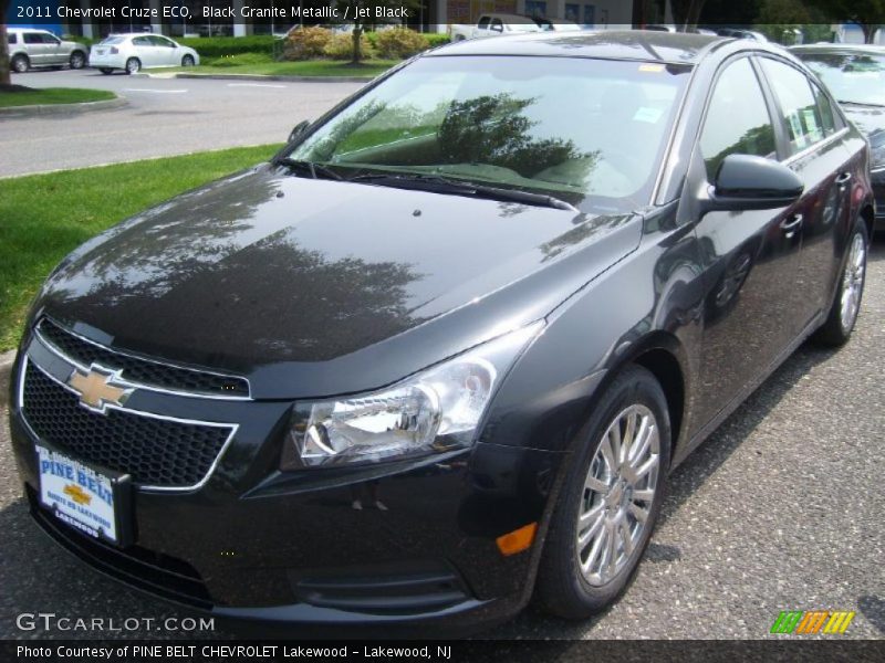 Black Granite Metallic / Jet Black 2011 Chevrolet Cruze ECO