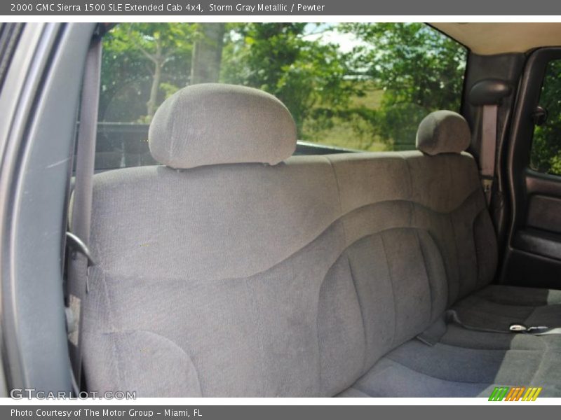 Storm Gray Metallic / Pewter 2000 GMC Sierra 1500 SLE Extended Cab 4x4
