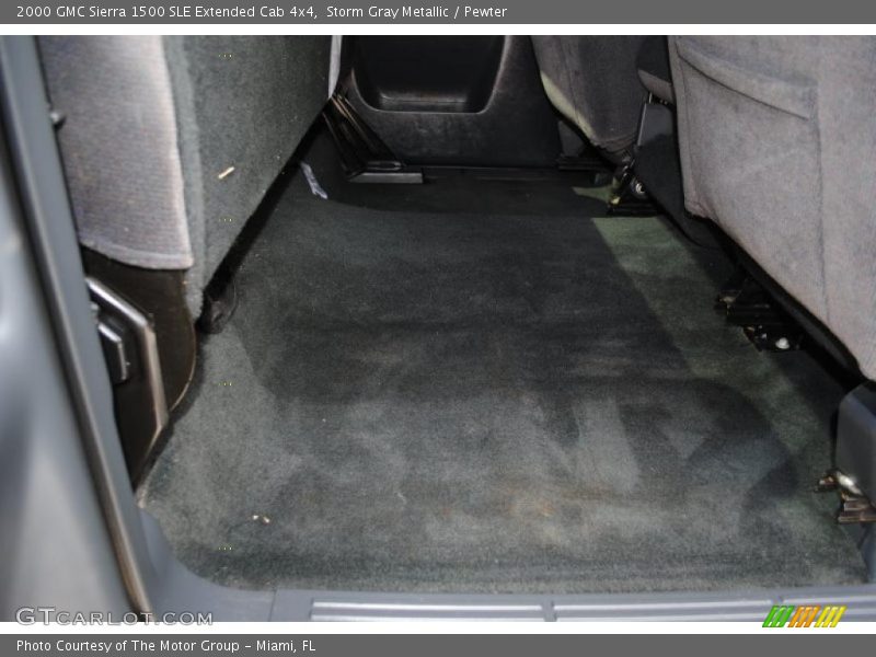 Storm Gray Metallic / Pewter 2000 GMC Sierra 1500 SLE Extended Cab 4x4