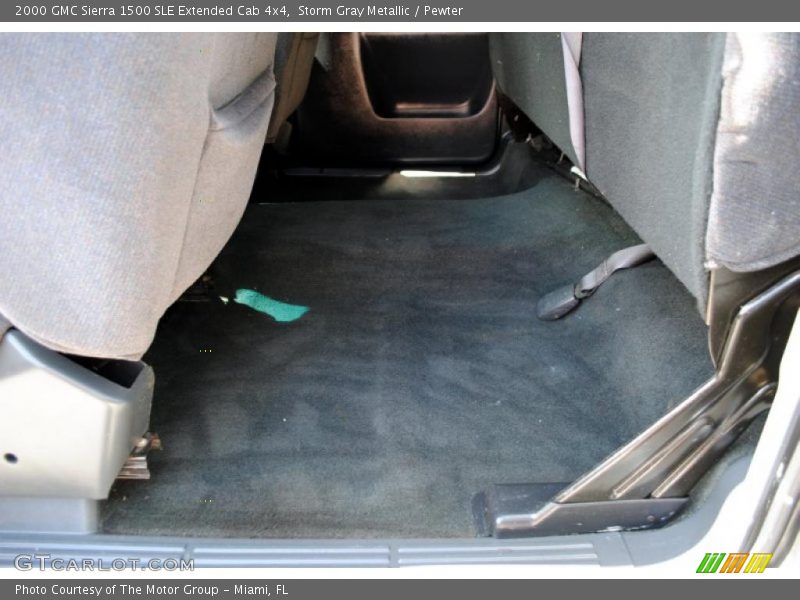 Storm Gray Metallic / Pewter 2000 GMC Sierra 1500 SLE Extended Cab 4x4