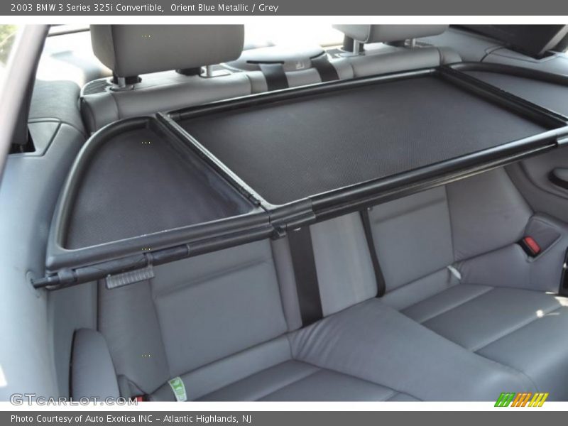 Orient Blue Metallic / Grey 2003 BMW 3 Series 325i Convertible