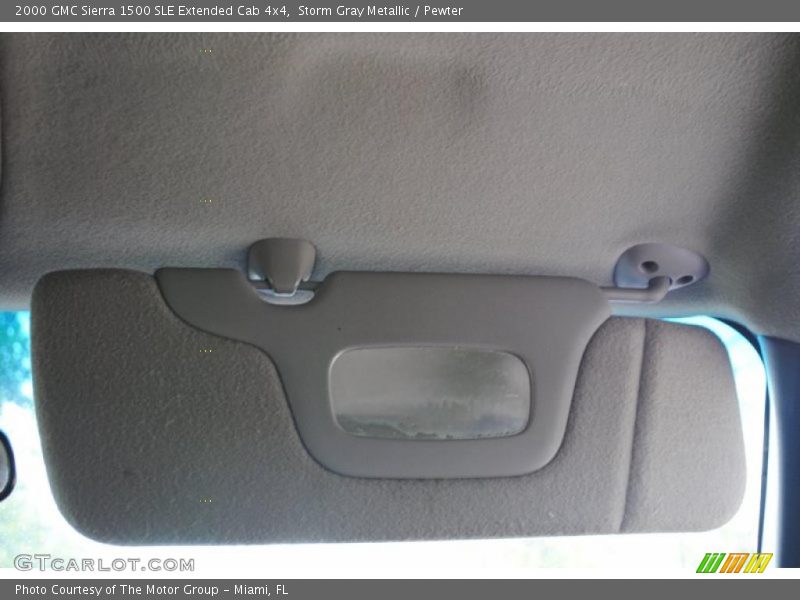 Storm Gray Metallic / Pewter 2000 GMC Sierra 1500 SLE Extended Cab 4x4