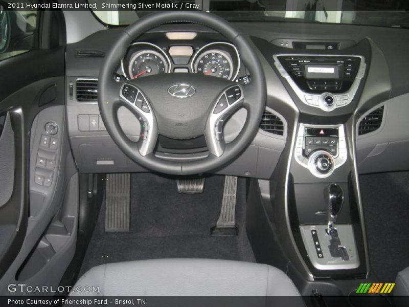 Dashboard of 2011 Elantra Limited