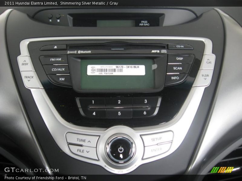 Controls of 2011 Elantra Limited