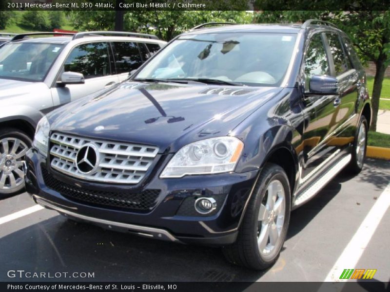 Capri Blue Metallic / Cashmere 2011 Mercedes-Benz ML 350 4Matic