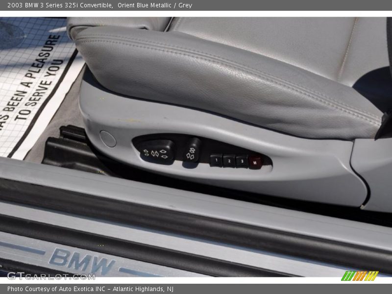 Orient Blue Metallic / Grey 2003 BMW 3 Series 325i Convertible