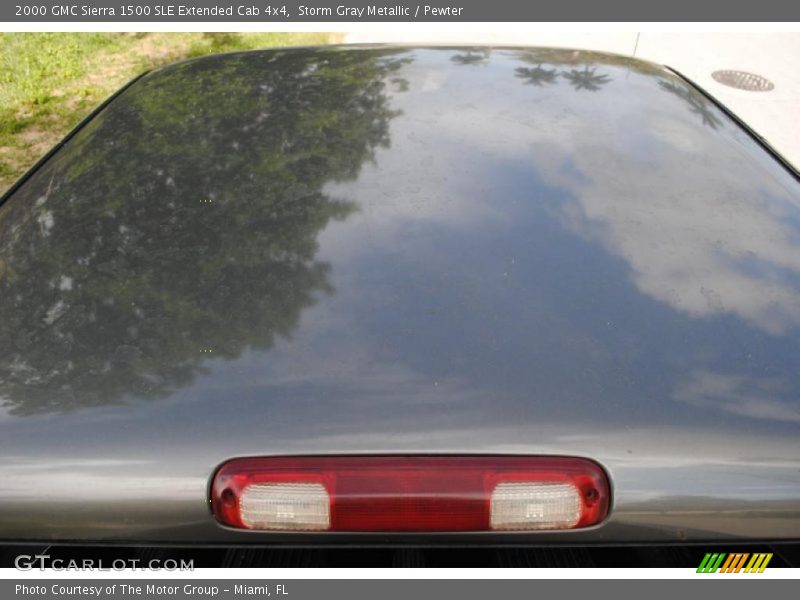 Storm Gray Metallic / Pewter 2000 GMC Sierra 1500 SLE Extended Cab 4x4