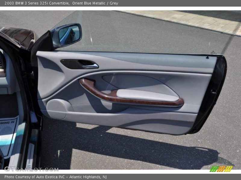 Orient Blue Metallic / Grey 2003 BMW 3 Series 325i Convertible