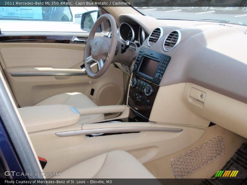 Capri Blue Metallic / Cashmere 2011 Mercedes-Benz ML 350 4Matic