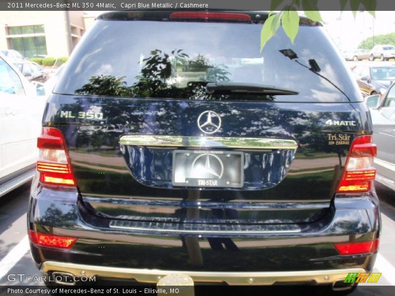 Capri Blue Metallic / Cashmere 2011 Mercedes-Benz ML 350 4Matic