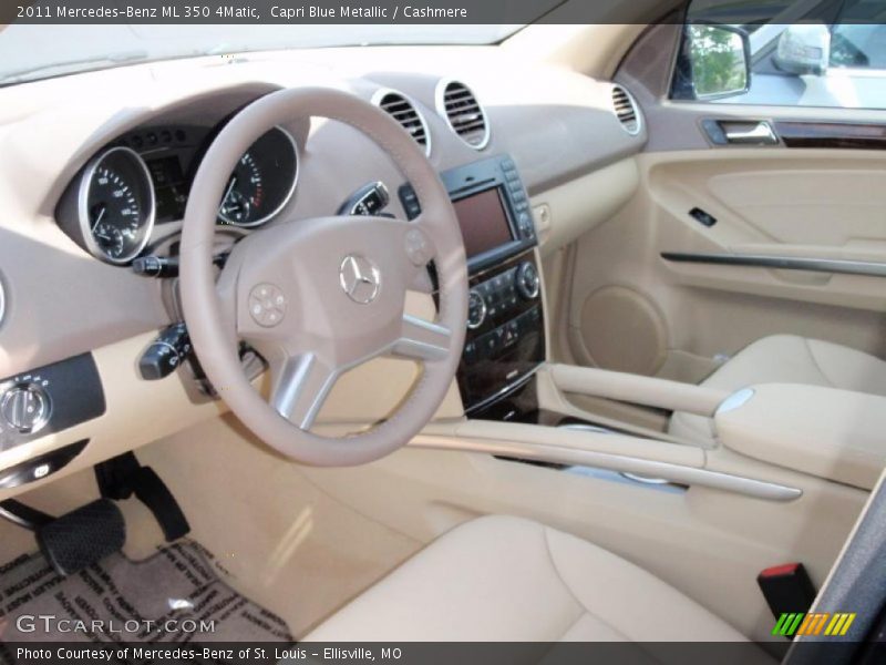 Capri Blue Metallic / Cashmere 2011 Mercedes-Benz ML 350 4Matic