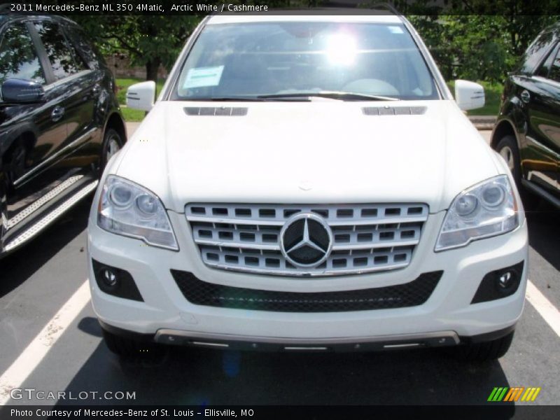 Arctic White / Cashmere 2011 Mercedes-Benz ML 350 4Matic