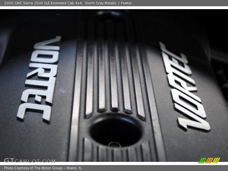 Storm Gray Metallic / Pewter 2000 GMC Sierra 1500 SLE Extended Cab 4x4