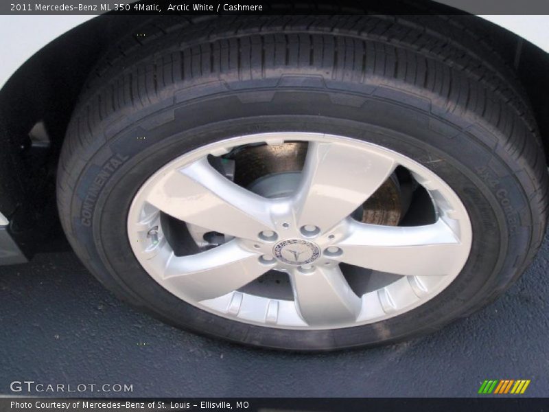 Arctic White / Cashmere 2011 Mercedes-Benz ML 350 4Matic