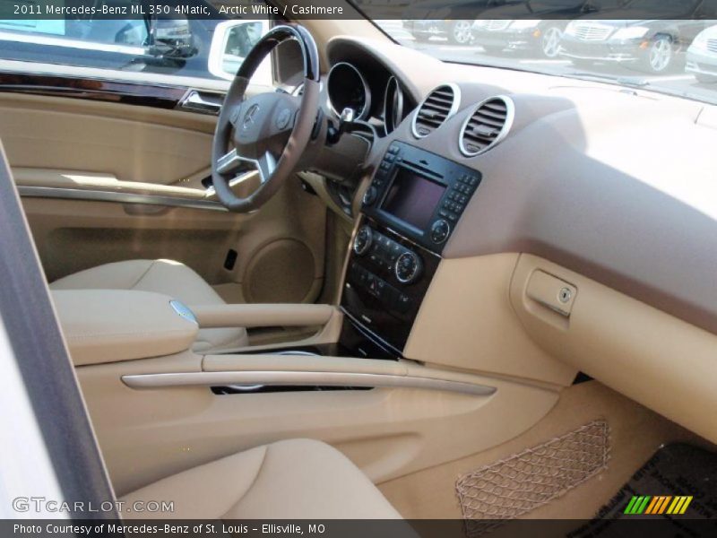 Arctic White / Cashmere 2011 Mercedes-Benz ML 350 4Matic