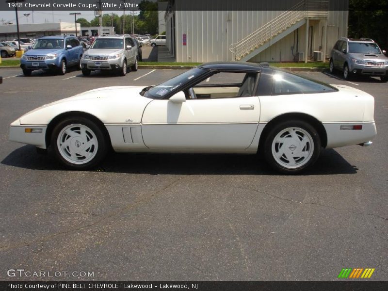  1988 Corvette Coupe White